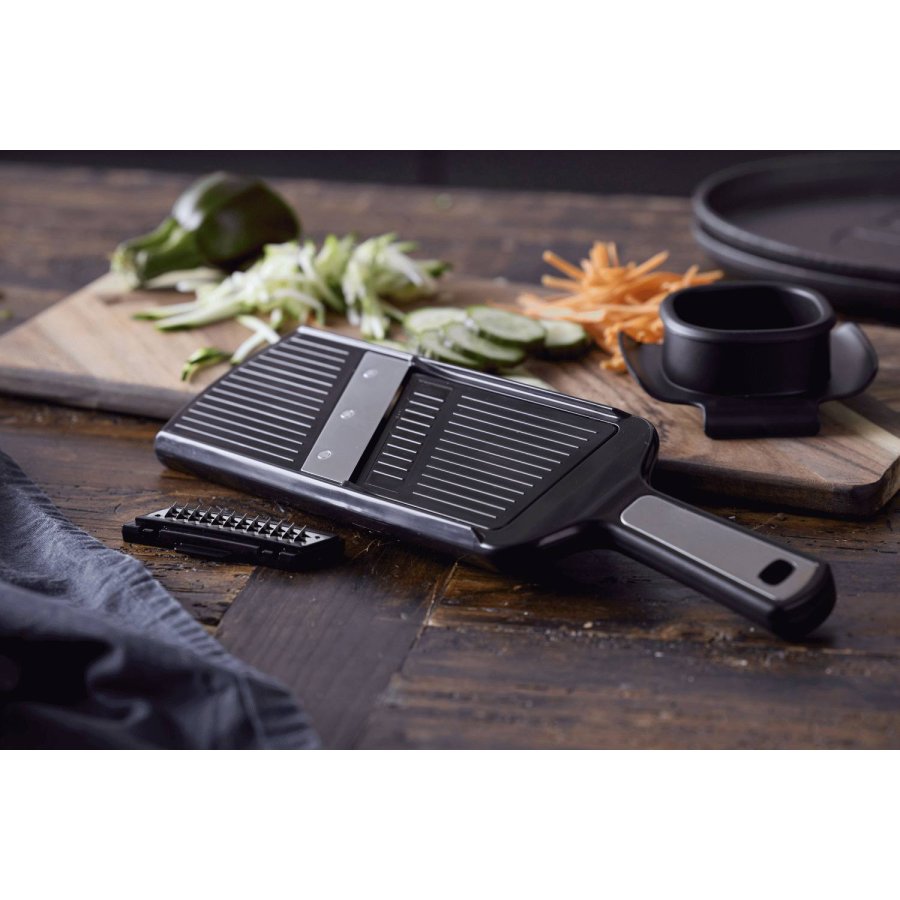 HOLM Mandolineneisen, Schwarz/Stahl