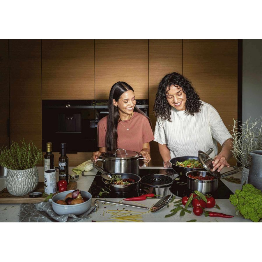 Rsle PureElements Topfset mit Deckel 7-teilig, Stahl