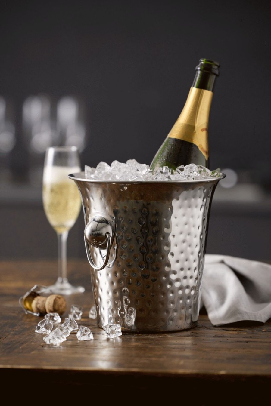 Funktion Champagner-/Weinkhler 4 L, Silver Metallic