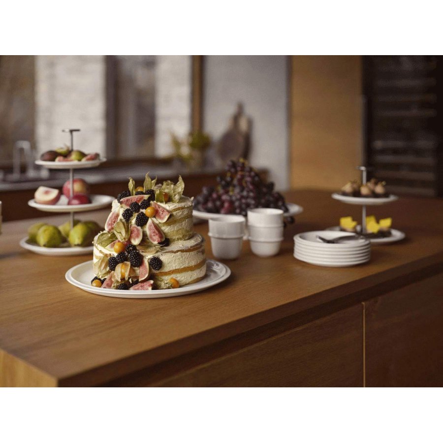 Zone Denmark Eau Servierplatte 32 cm, Cremefarben