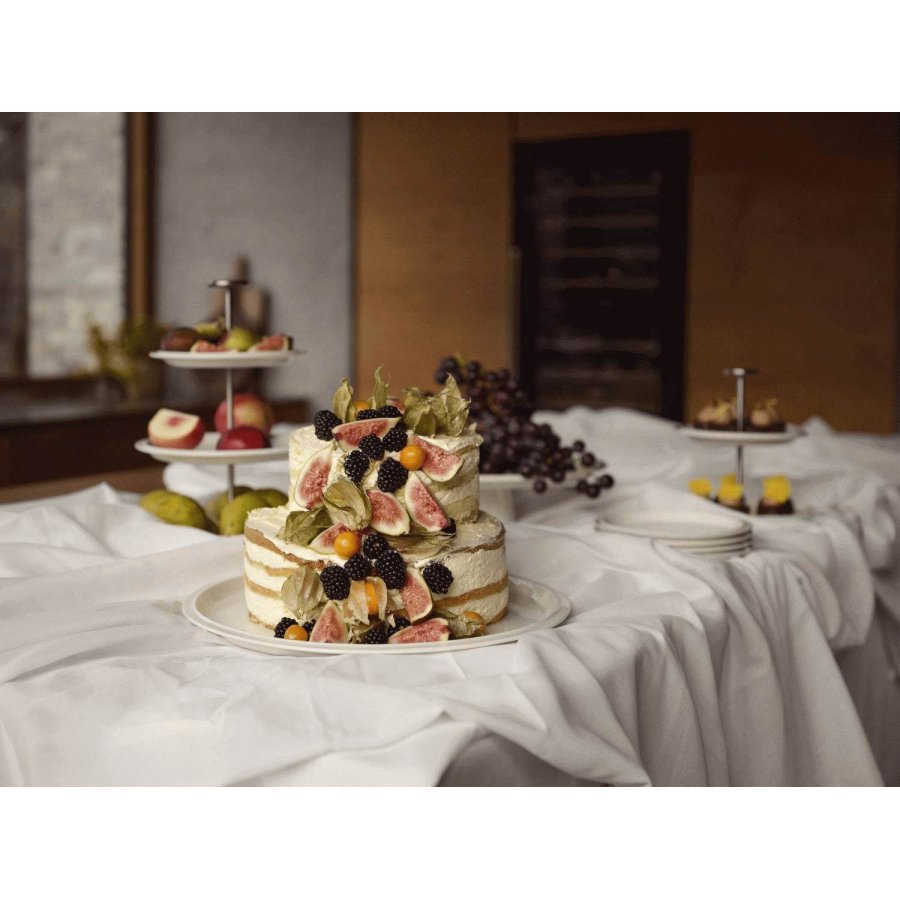 Zone Denmark Eau Servierplatte 32 cm, Cremefarben