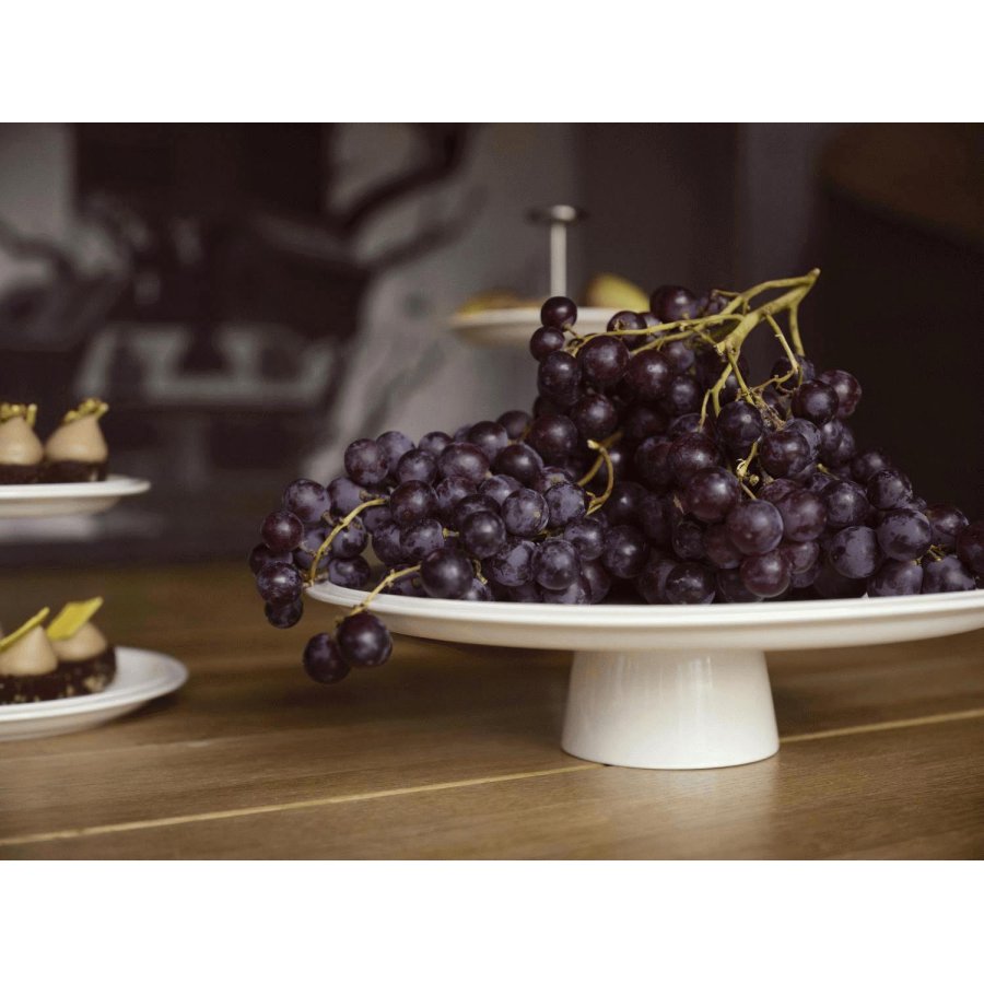 Zone Denmark Eau Lagkagefad 32 cm, Offwhite