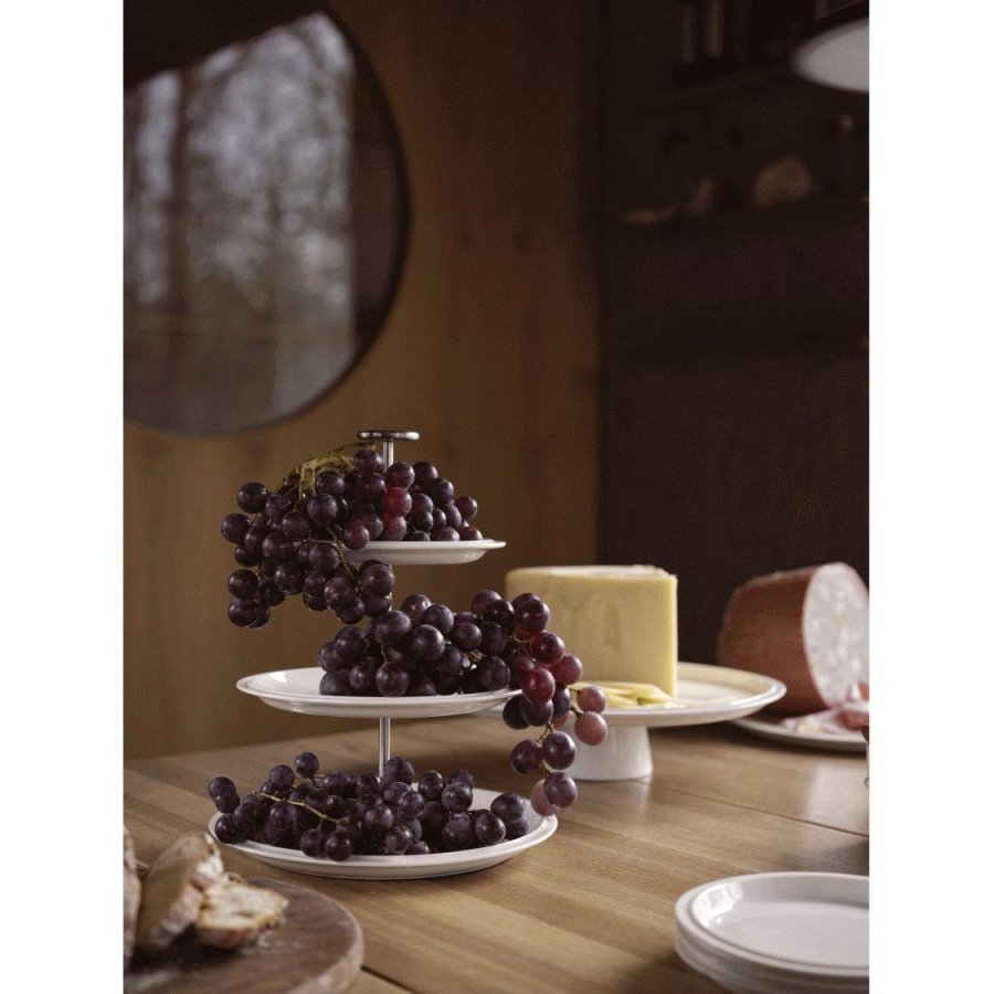 Zone Denmark Eau Lagkagefad 32 cm, Offwhite