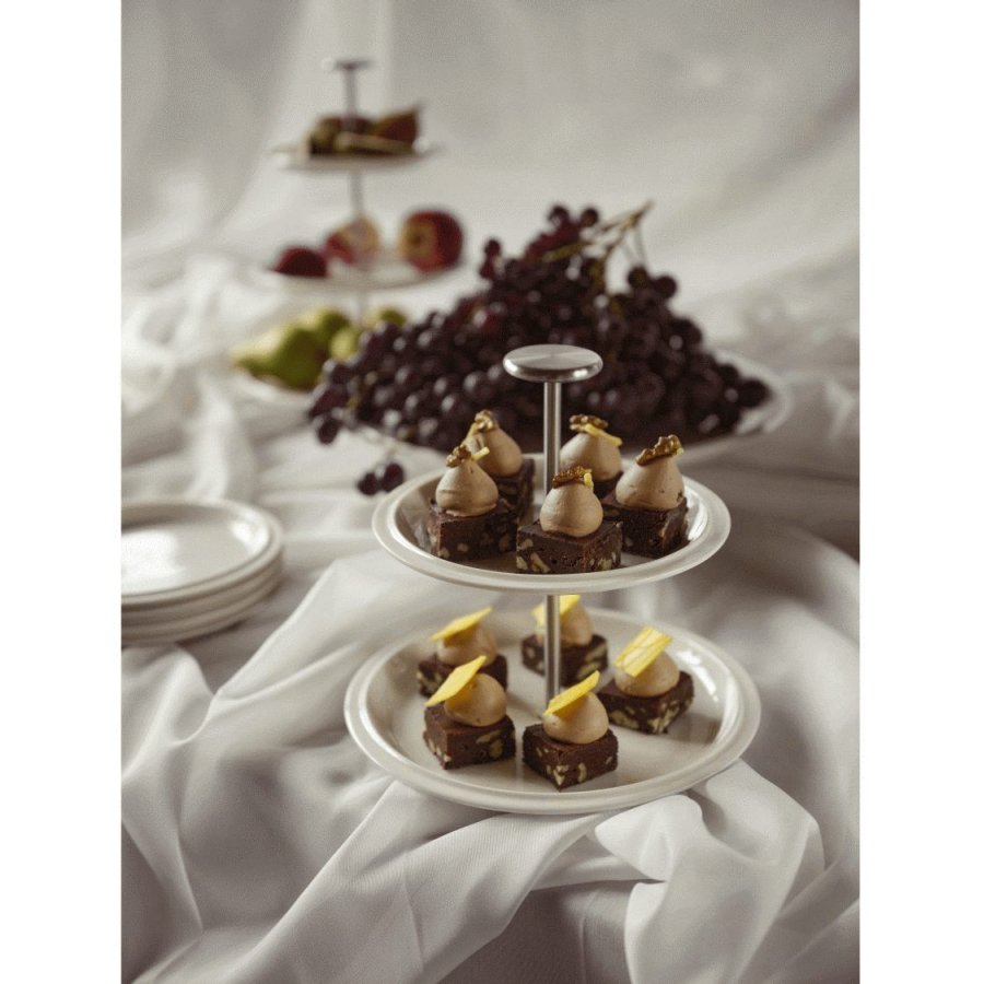 Zone Denmark Eau Etagere H21 cm, Cremefarben