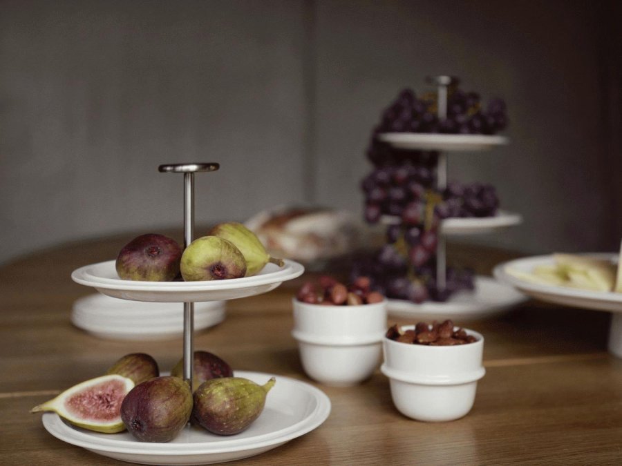 Zone Denmark Eau Etagere H21 cm, Cremefarben