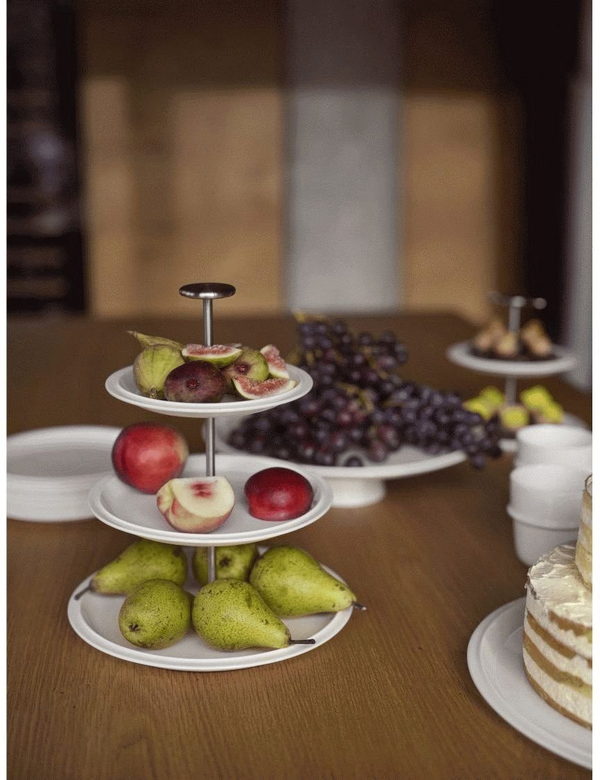 Zone Denmark Eau Etagere H29 cm, Cremefarben