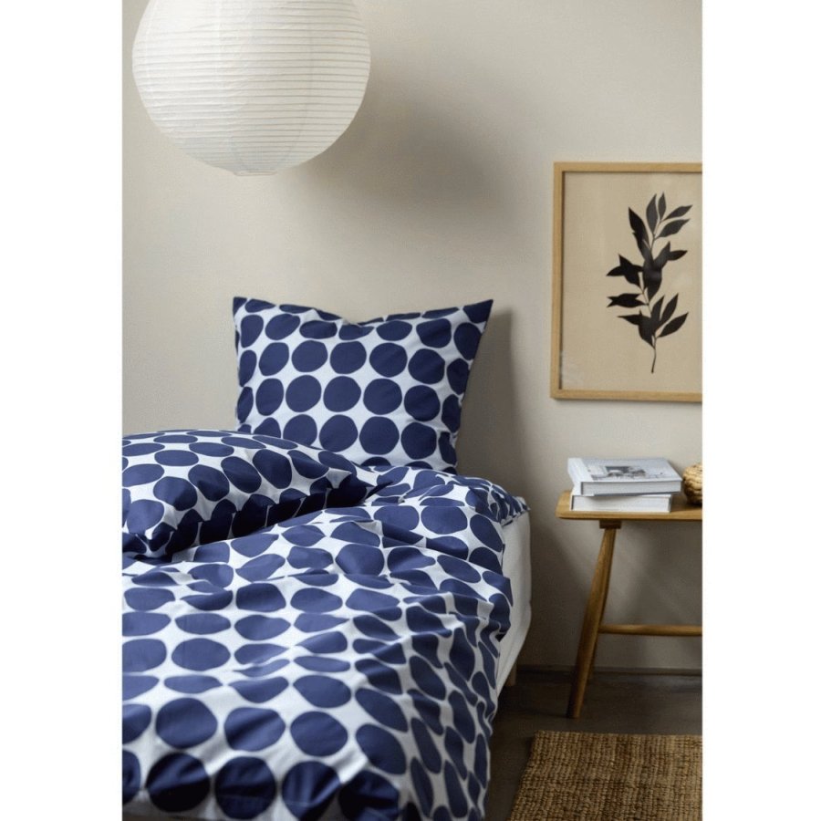 Södahl Bubbles Sengetj 140x200 cm, Linen Blue