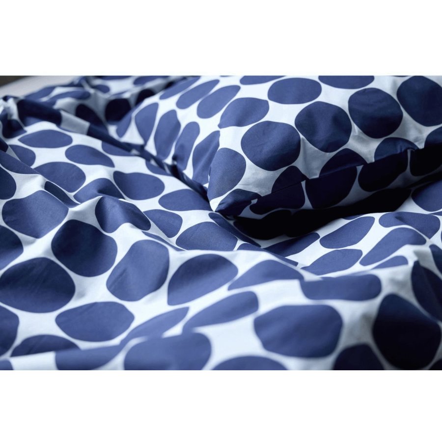 Södahl Bubbles Sengetj 140x200 cm, Linen Blue