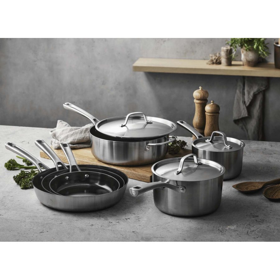 Pillivuyt Gourmet Divette Bratpfanne mit keramischer Antihaftbeschichtung 24 cm