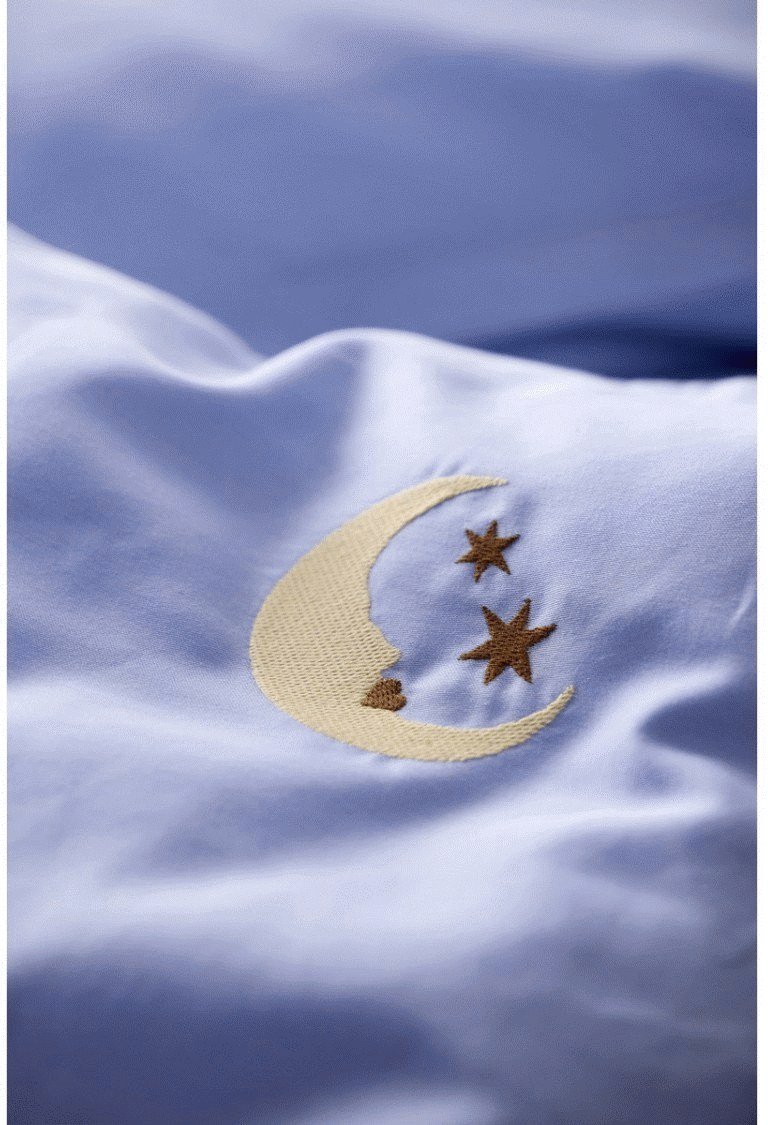 Södahl Bonne Nuit Sengetj 140x200 cm, Sky Blue