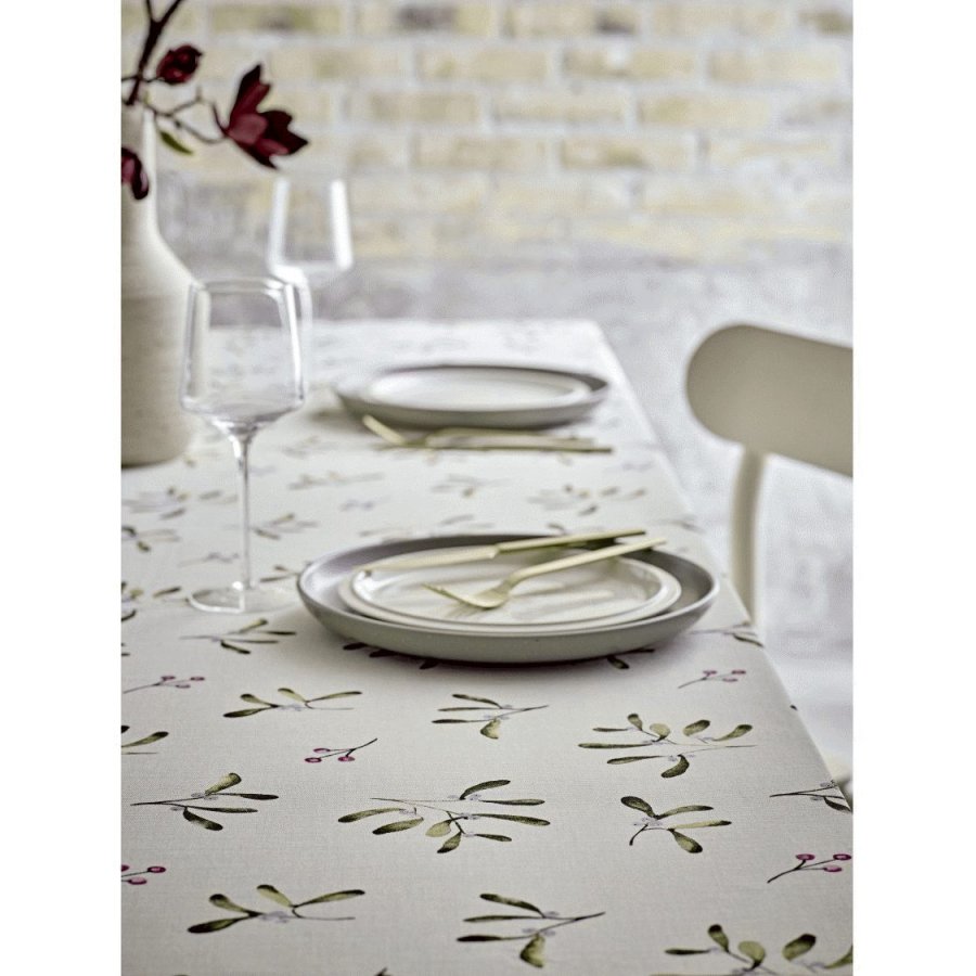 Sdahl Mistletoe Weihnachtstischdecke 140x250 cm, Natur