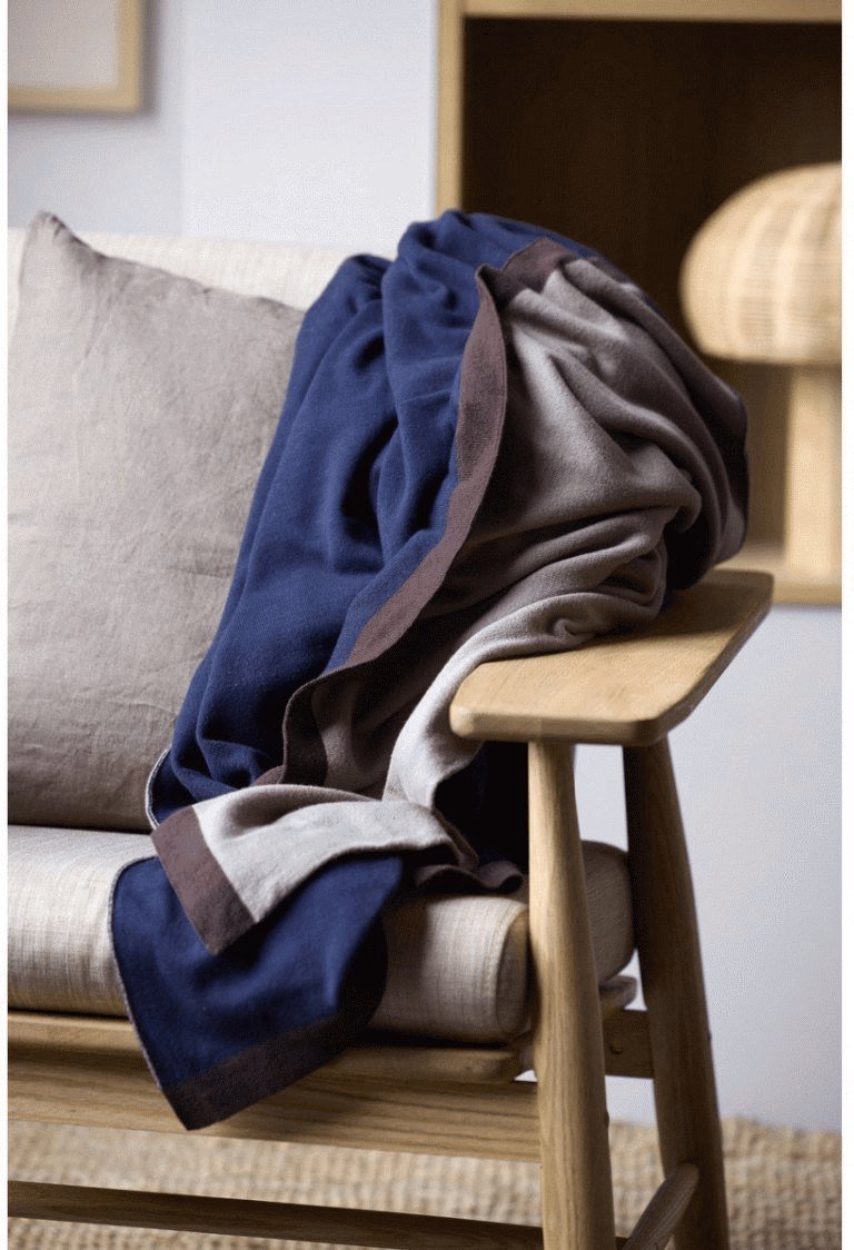 Sdahl Impression Decke 130x170 cm, Navy Blue