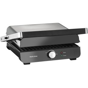 Nordic Sense Panini-/Tischgrill, Schwarz