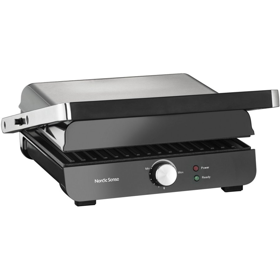 Nordic Sense Panini-/Tischgrill, Schwarz