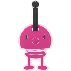 Hoptimist Koffer-Etikett 10,5 cm, Pink