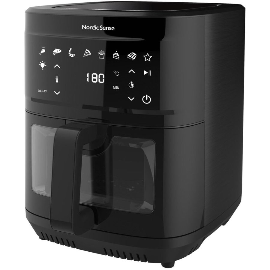Nordic Sense Airfryer 9 L, Sort