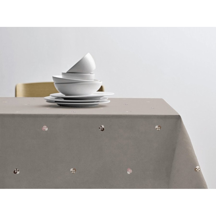 Sdahl Christmas Hearts Embroidery Weihnachtstischdecke 180 cm, Rose