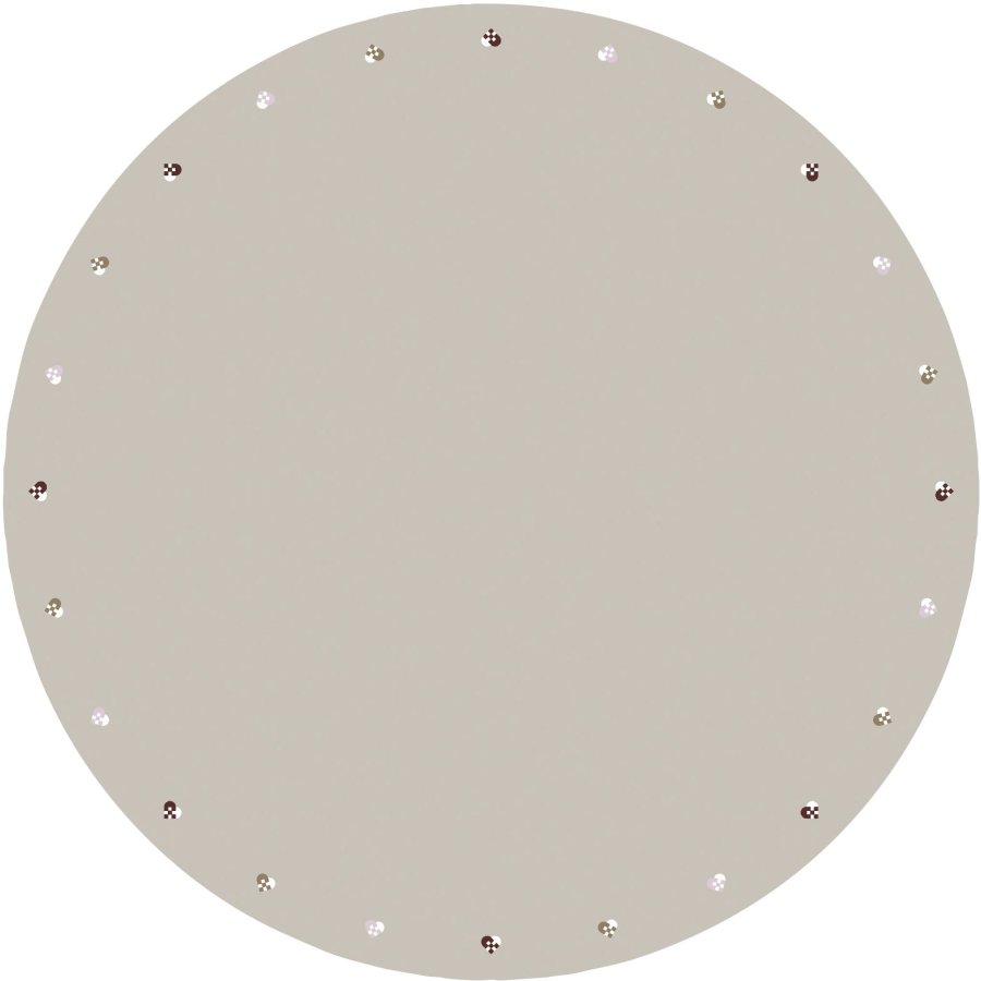 Sdahl Christmas Hearts Embroidery Weihnachtsbaumdecke 110 cm, Rose