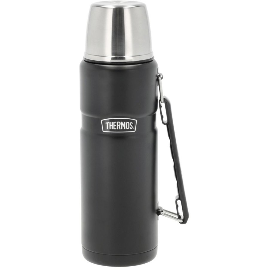 Thermos Stainless King Thermosfles 1,2 l, Zwart