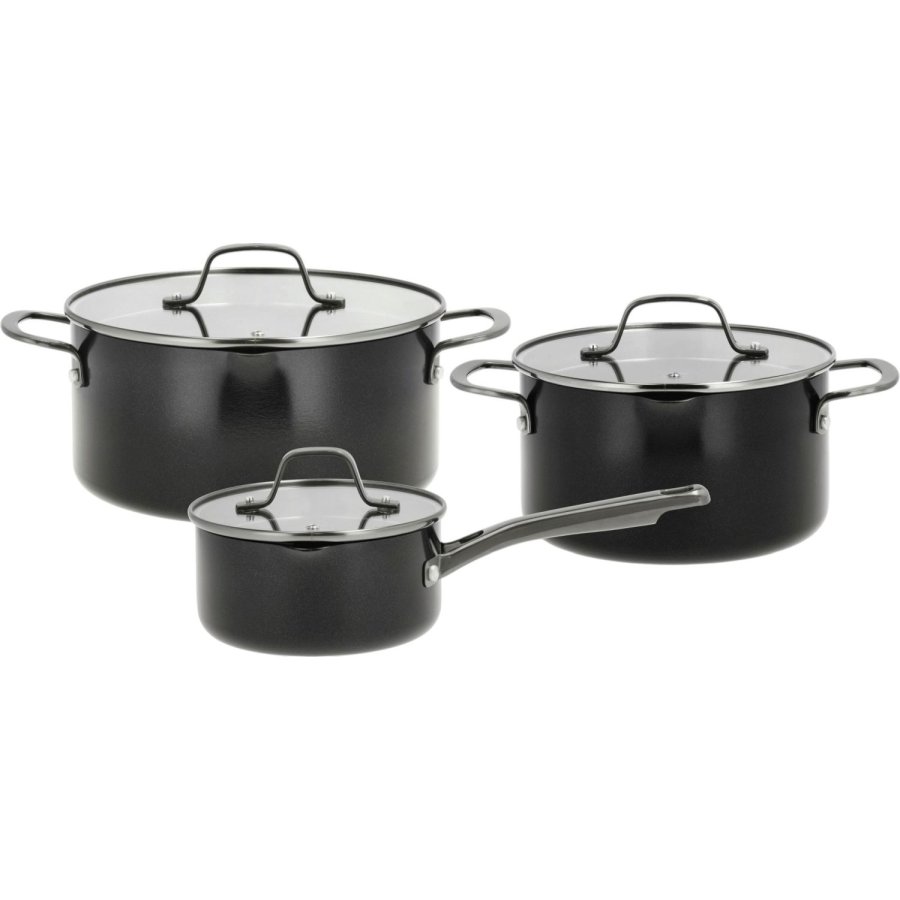 Pillivuyt Gourmet Blavet Topfset aus Aluminium/Keramikbeschichtung 6teilig