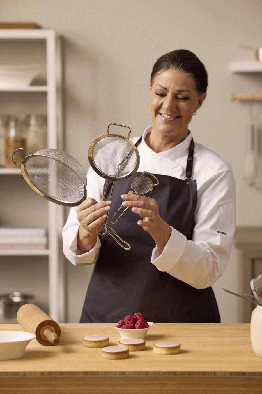 Blomsterbergs Drahtsieb Stahl 14 cm, Stahl