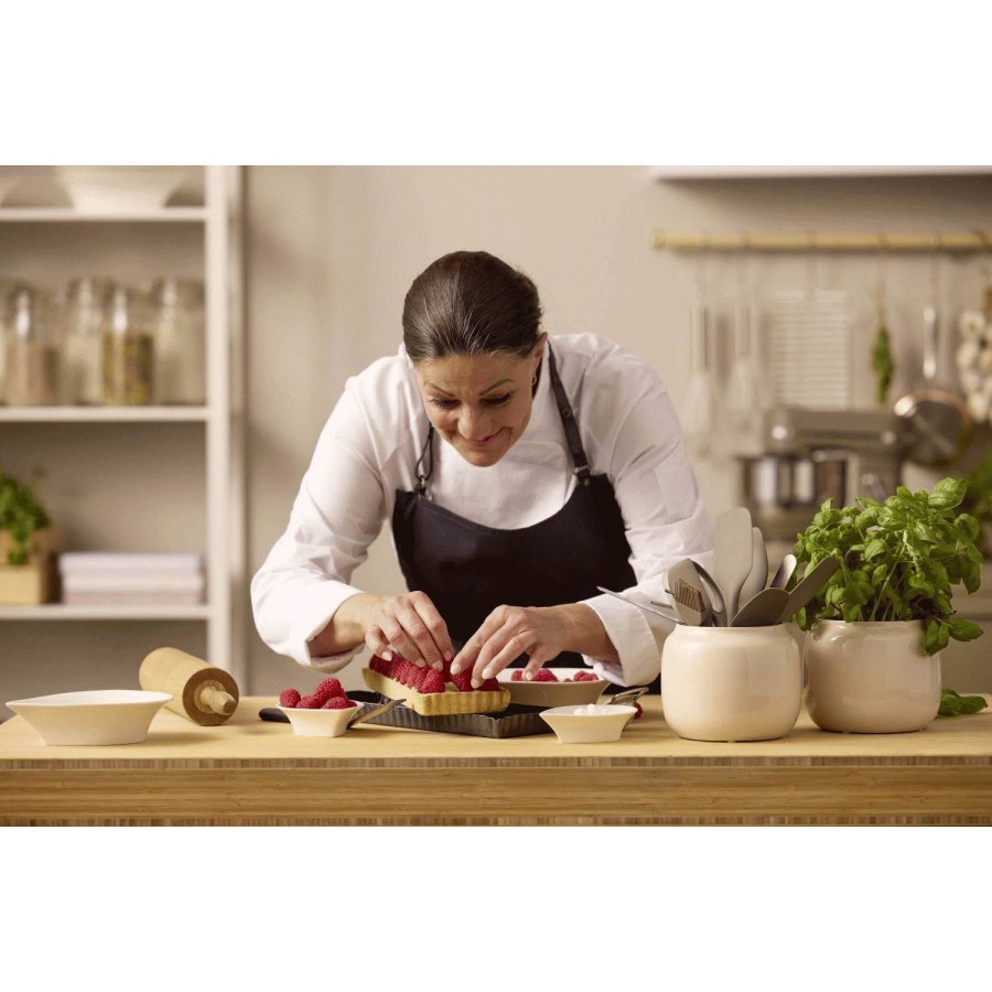 Blomsterbergs Rechteckige Tarteform 30x11 cm, Dunkelgrau