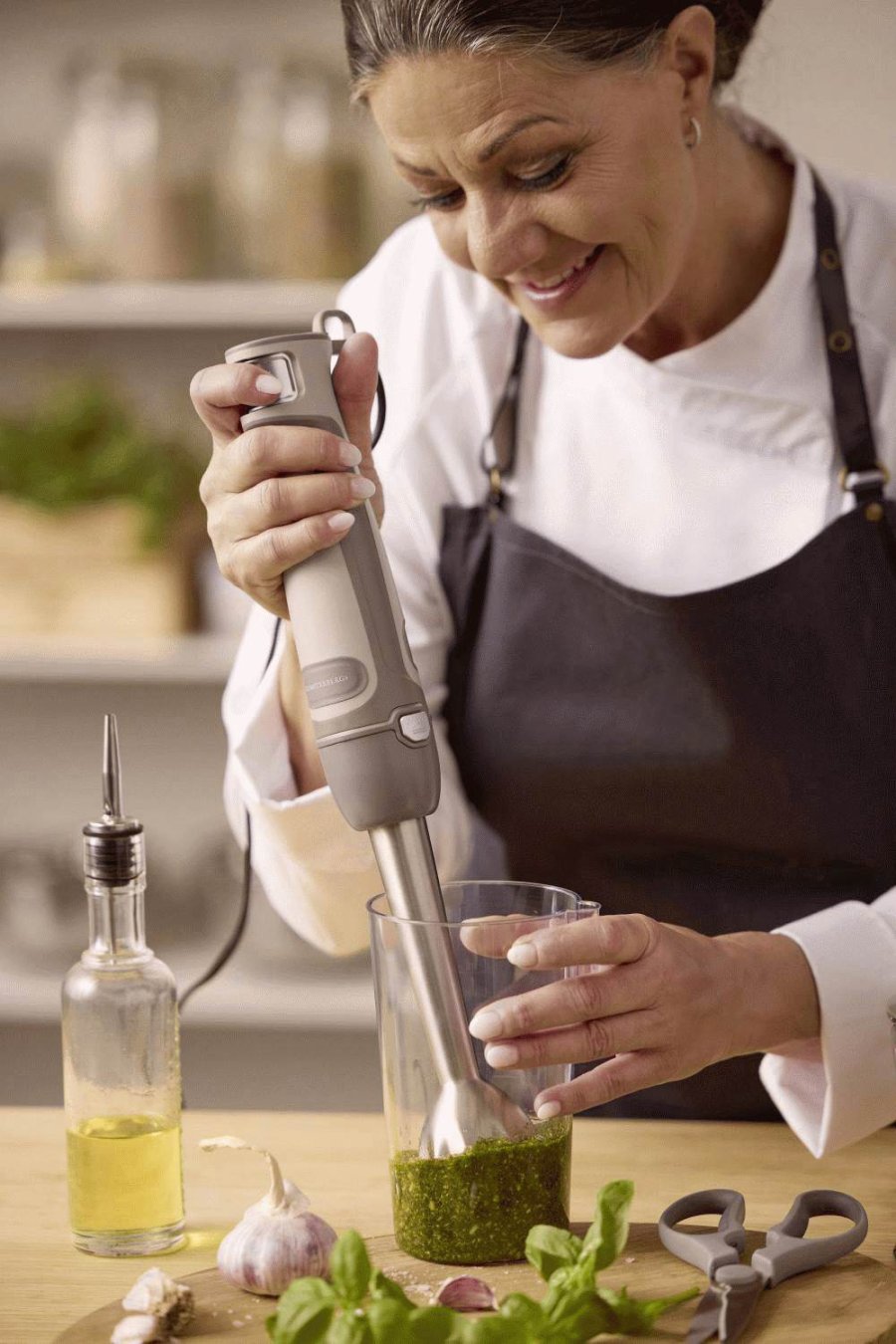 Blomsterbergs Stabmixer 3teilig 1000W, Latte