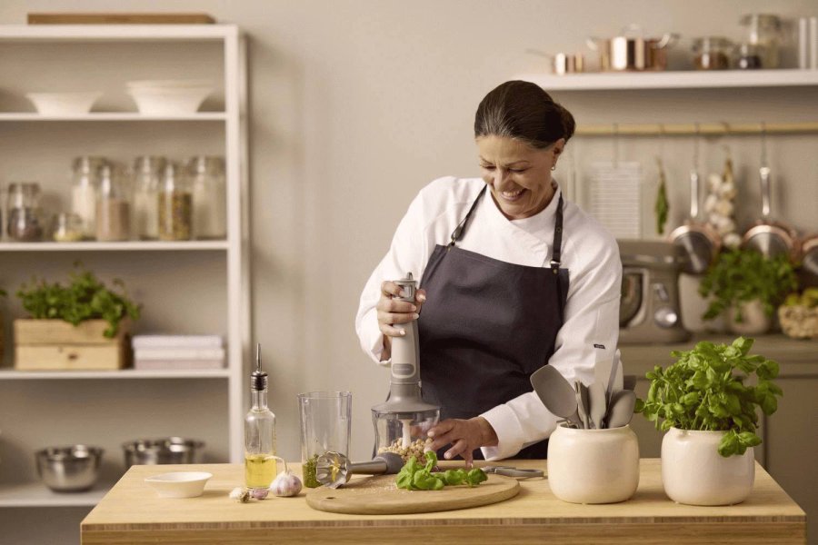 Blomsterbergs Stabmixer 3teilig 1000W, Latte