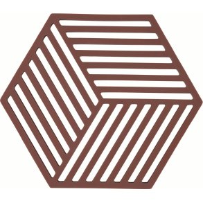 Zone Denmark Hexagon Untersetzer 16x14 cm, Burgundy