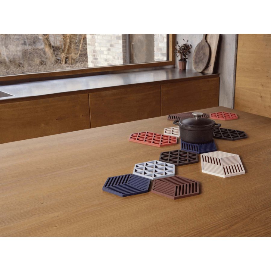 Zone Denmark Hexagon Bordskner 16x14 cm, Midnight
