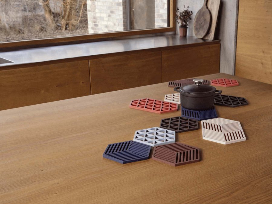 Zone Denmark Hexagon Bordskner 24x14 cm, Midnight