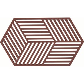 Zone Denmark Hexagon Untersetzer 24x14 cm, Burgundy