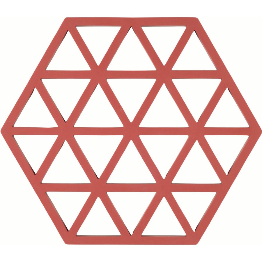 Zone Denmark Triangles Bordskner 16x14 cm, Burned Red