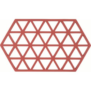 Zone Denmark Triangles Untersetzer 24x14 cm, Burned Red