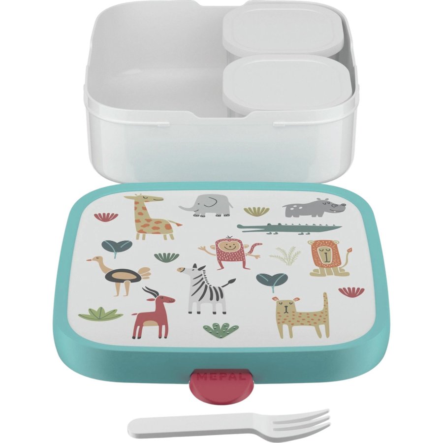 Mepal Bento Campus Brotdose 18,4x18,2 cm, Animals Friends