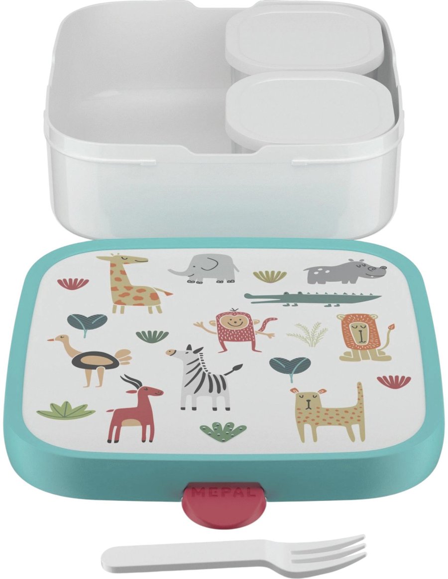 Mepal Bento Campus Brotdose 18,4x18,2 cm, Animals Friends