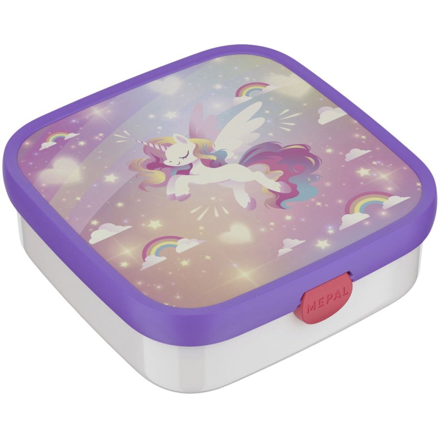 Mepal Bento Campus Brotdose 18,4x18,2 cm, Unicorn Glow