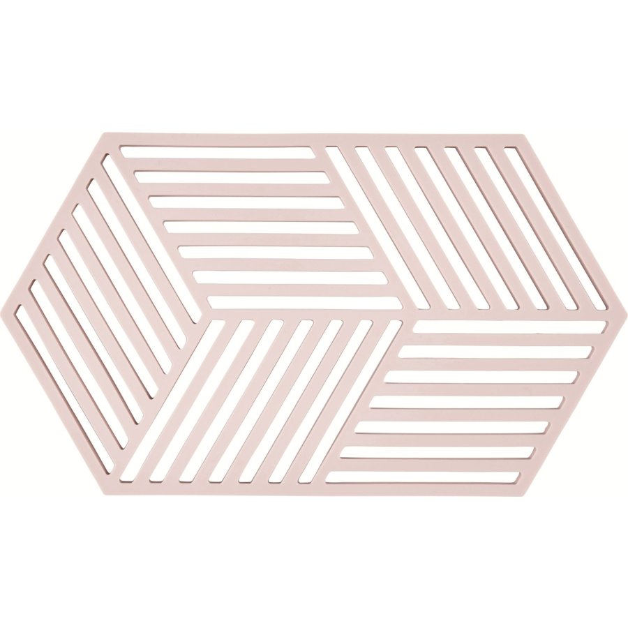 Zone Denmark Hexagon Bordskner 24x14 cm, Rose