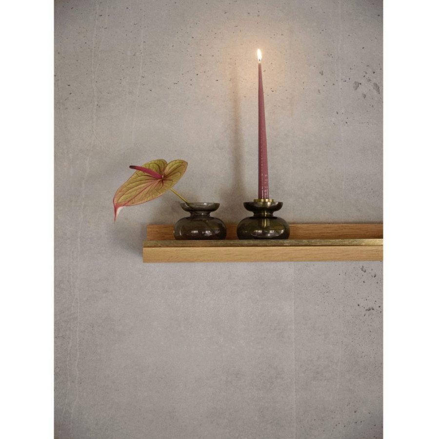 Zone Denmark Inu Vase/Kerzenhalter H10 cm, Moss Green/Messing