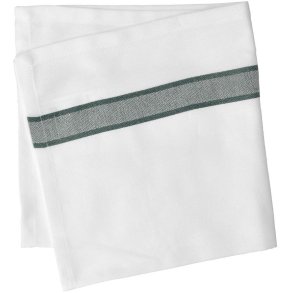 Pillivuyt Stofserviet 45x45 cm, Grn/Hvid