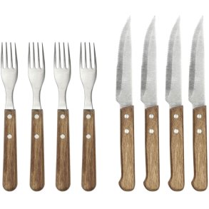 HOLM Steakbesteck 8teilig, Akazie