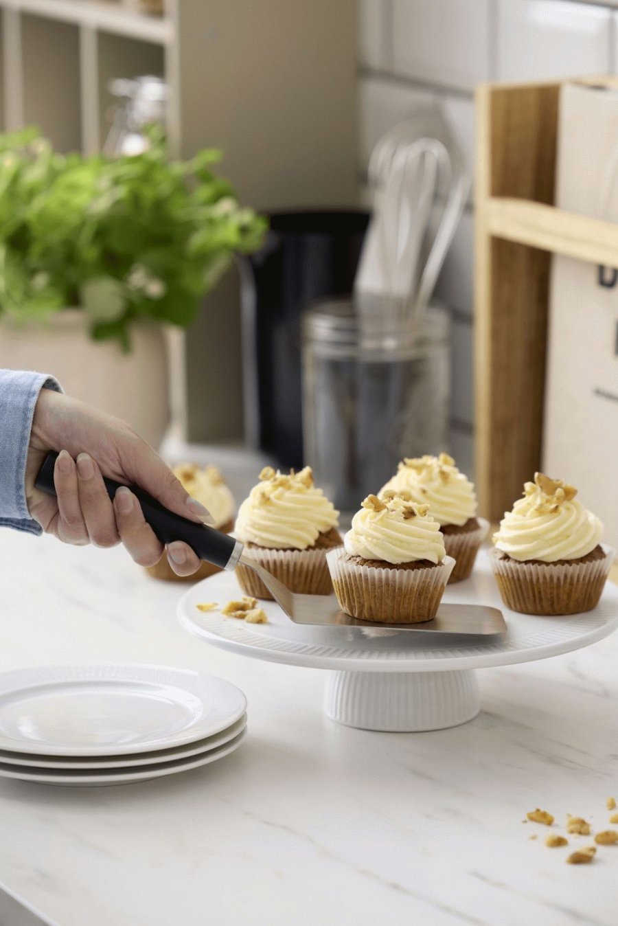 Rosti Emma Breiter Pfannenwender 26 cm, Schwarz