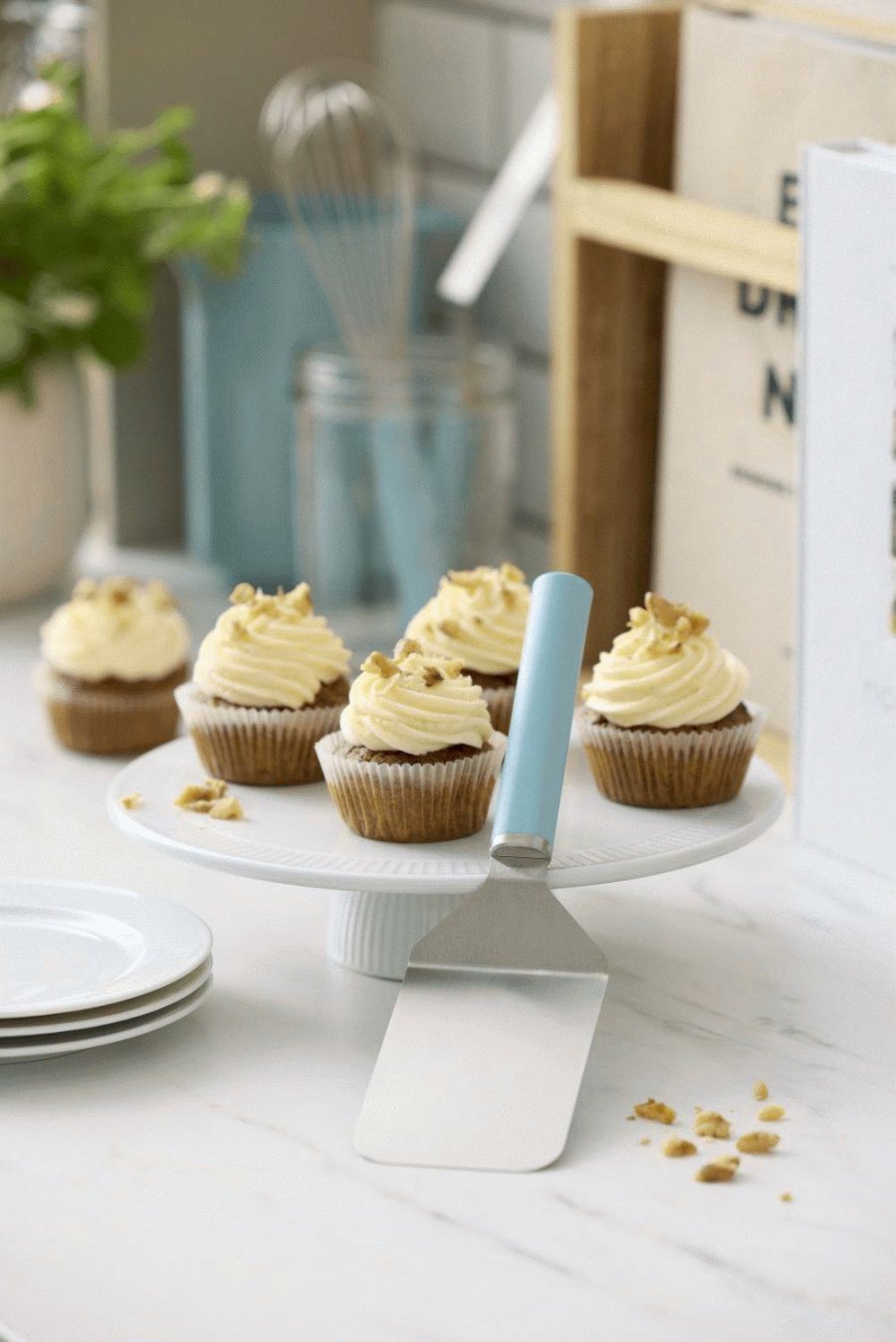 Rosti Emma Breiter Pfannenwender 26 cm, Nordic Green