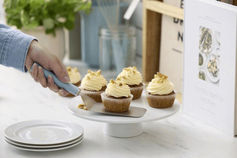 Rosti Emma Breiter Pfannenwender 26 cm, Nordic Green