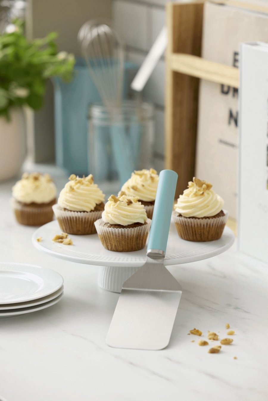 Rosti Emma Breiter Pfannenwender 26 cm, Nordic Green