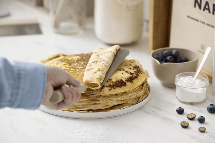 Rosti Emma Schmaler Pfannenwender 33 cm, Humus