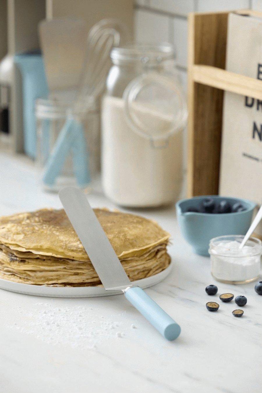 Rosti Emma Schmaler Pfannenwender 33 cm, Nordic Green