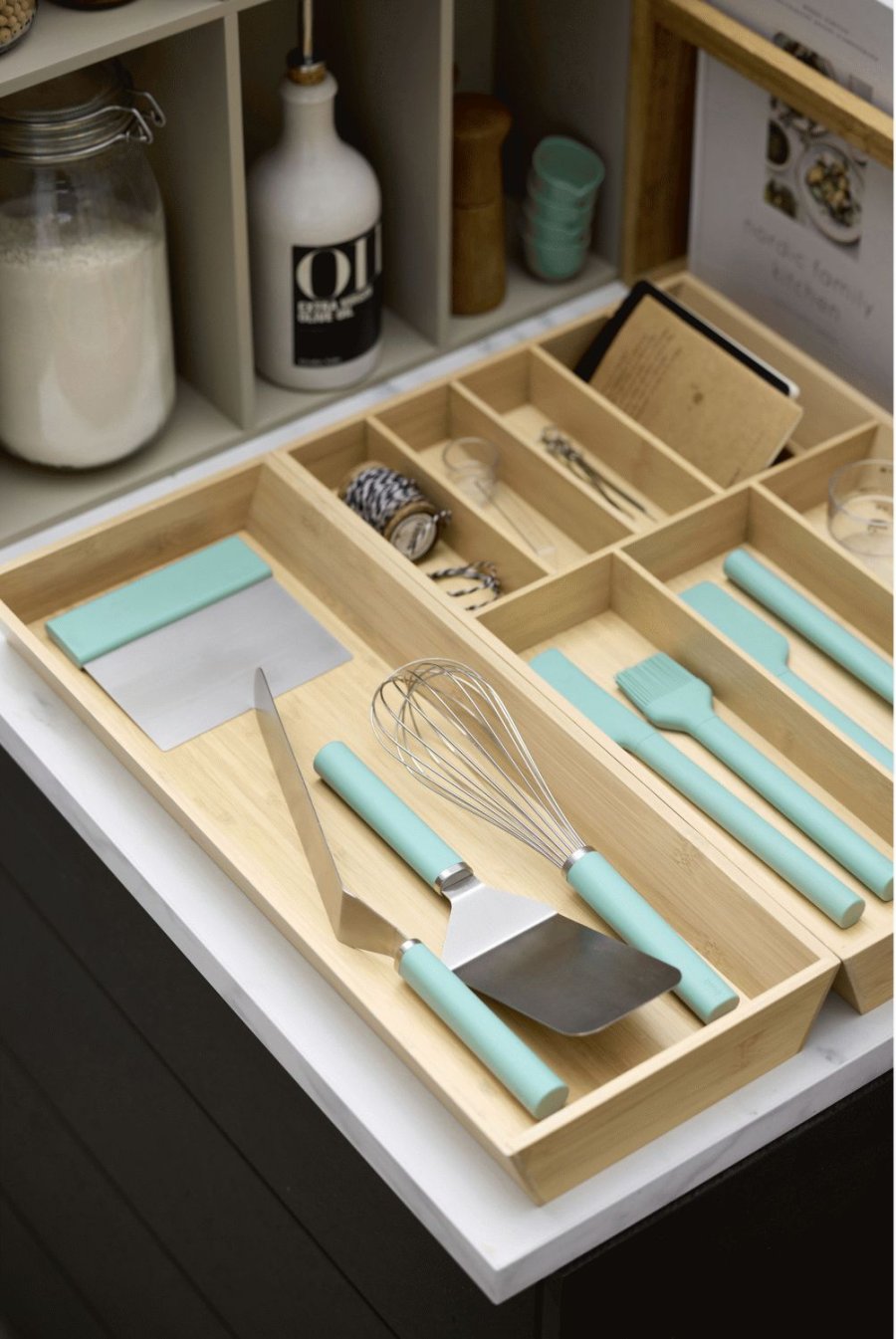 Rosti Emma Schmaler Pfannenwender 33 cm, Nordic Green