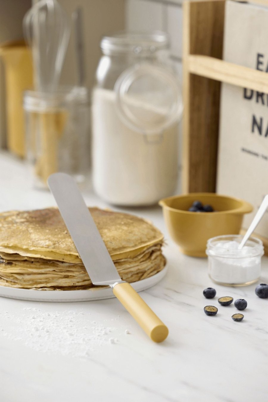 Rosti Emma Schmaler Pfannenwender 33 cm, Curry