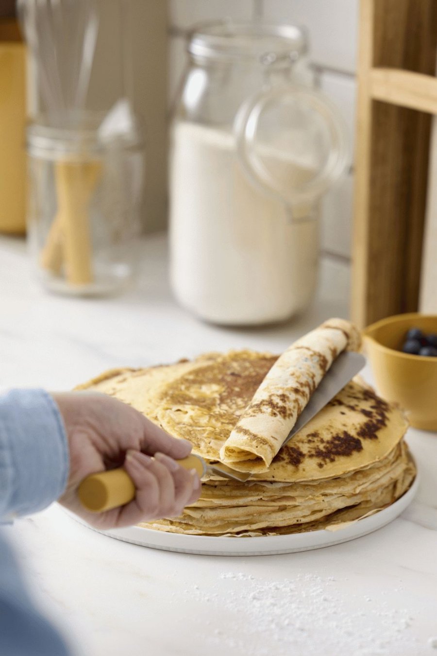 Rosti Emma Schmaler Pfannenwender 33 cm, Curry